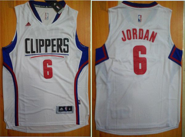 Men Los Angeles Clippers #6 Jordan White Adidas NBA Jerseys->los angeles clippers->NBA Jersey
